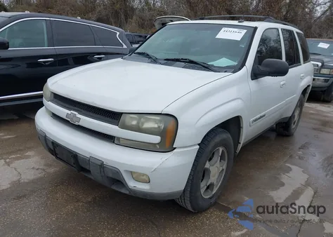 2004 Chevrolet Trailblazer Lt from USA, damaged, VIN 1GNDS13S542208178